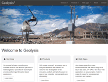 Tablet Screenshot of geolysis.com